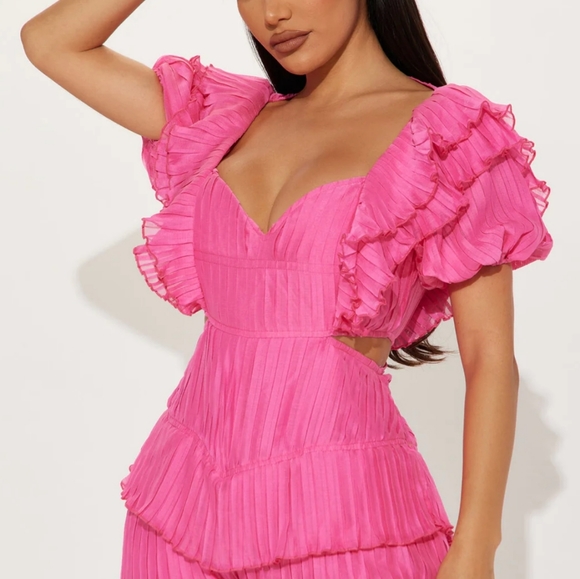 Dazzy pleated romper - Picture 3 of 3